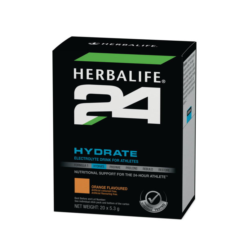Herbalife Hydrate Electrolyte Drink Mix – Sports Hydration Drink 20 Sticks